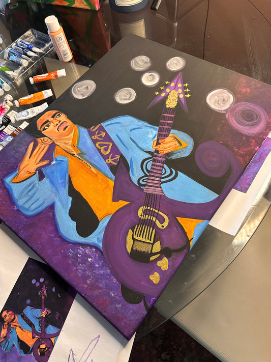 Electric Royalty ( Prince tribute painting)